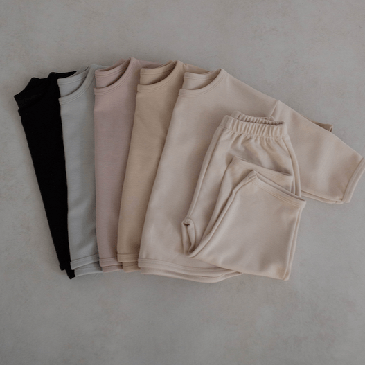 Peekaboo T-shirt + pants set Mine Unisex T-shirt + Trouser Set (Beige)