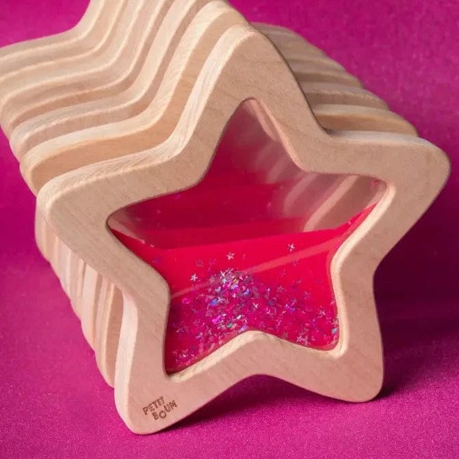 Petit Boum Sensory Bottle Petit Boum Sensory Flow Star - Nebula Pink
