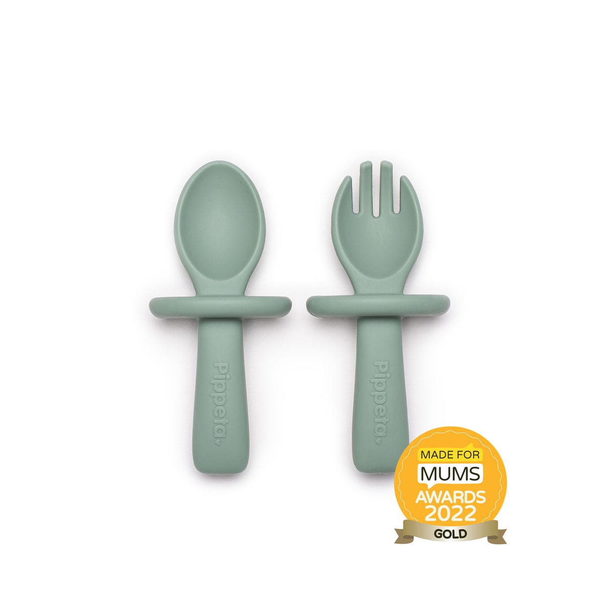 Pippeta Weaning My First Spoon & Fork (Meadow Green)