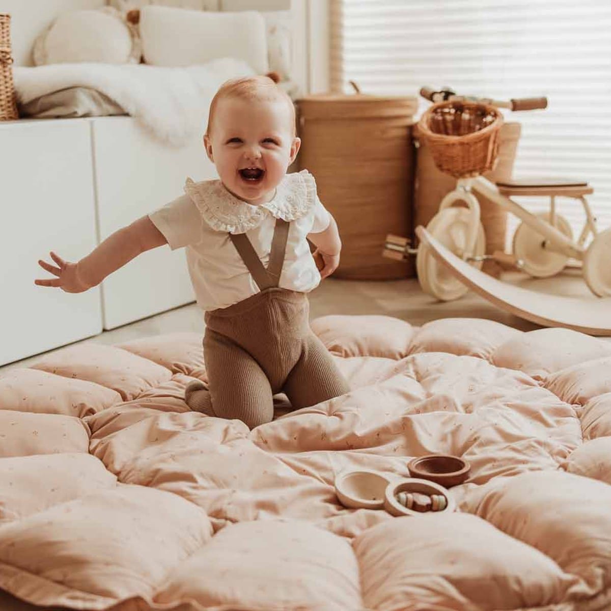 Play & Go Play Mat Play & Go Coco Organic Babymat & Cocoon - Fleuri