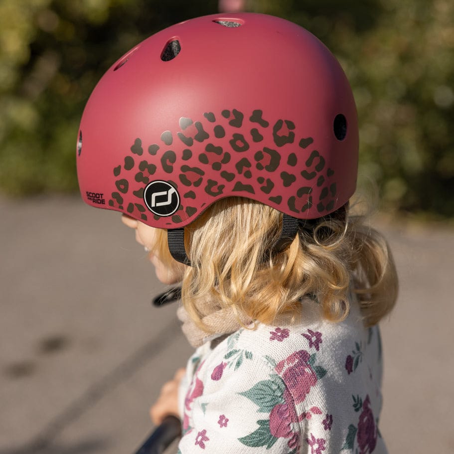 Scoot & Ride Helmet XXS-S (1-3 years, 45-51cm) Scoot & Ride Printed Kids Helmet XXS-S - Wildcat