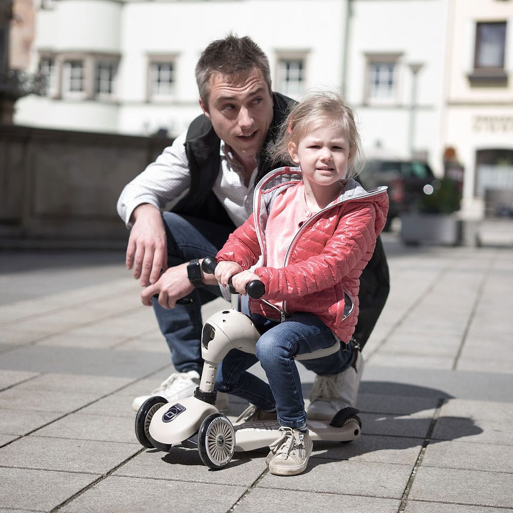 Scoot & Ride Scooter Highwaykick 1 Kids Scooter & Push Along (Ash)
