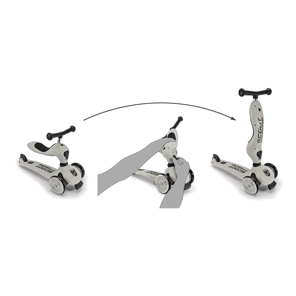 Scoot & Ride Scooter Highwaykick 1 Kids Scooter & Push Along (Rose)