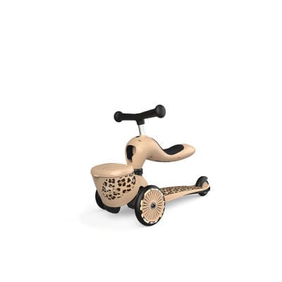 Scoot & Ride Scooter Highwaykick 1 Lifestyle Kids Scooter & Push Along (Leopard)