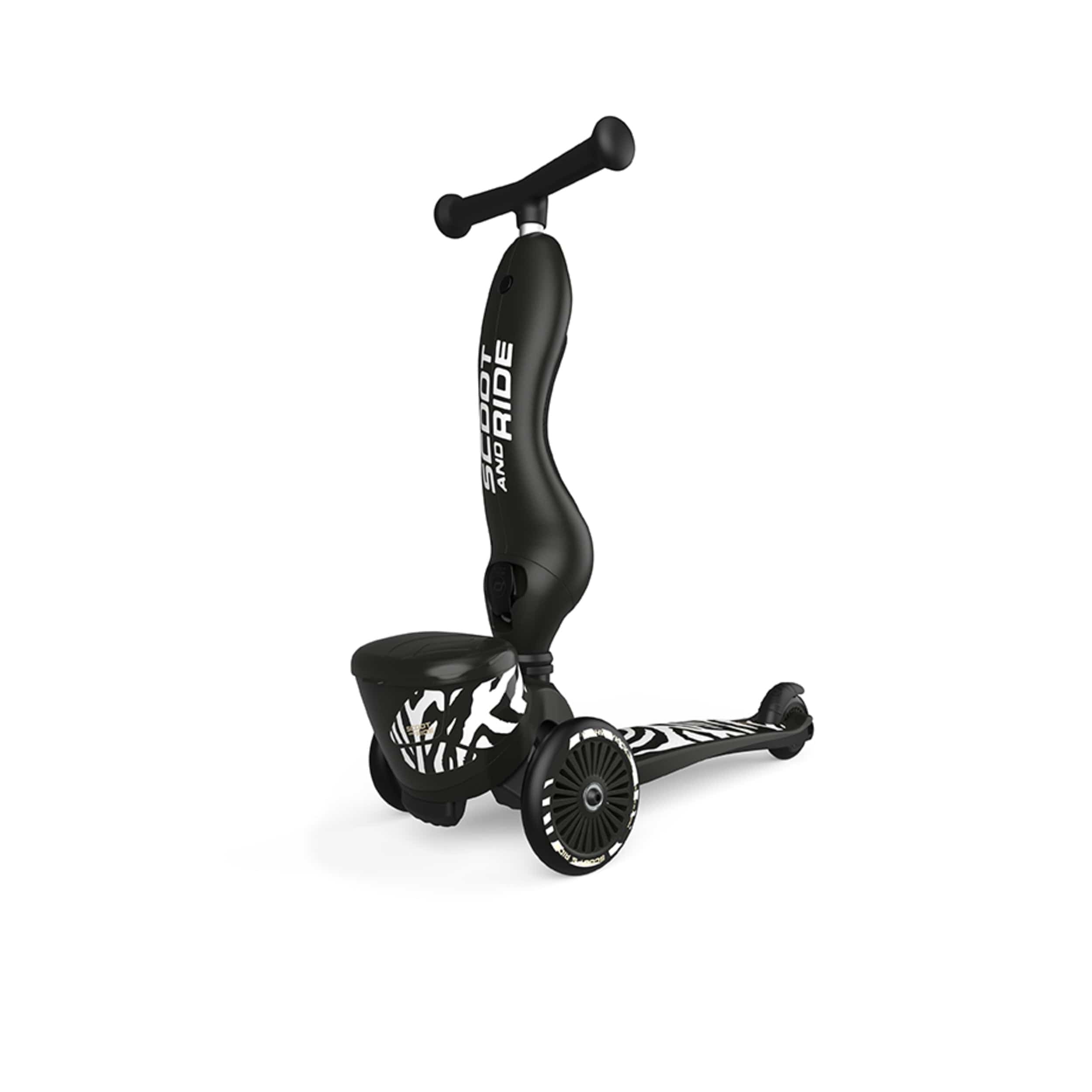 Scoot & Ride Scooter Highwaykick 1 Lifestyle Kids Scooter & Push Along (Zebra)