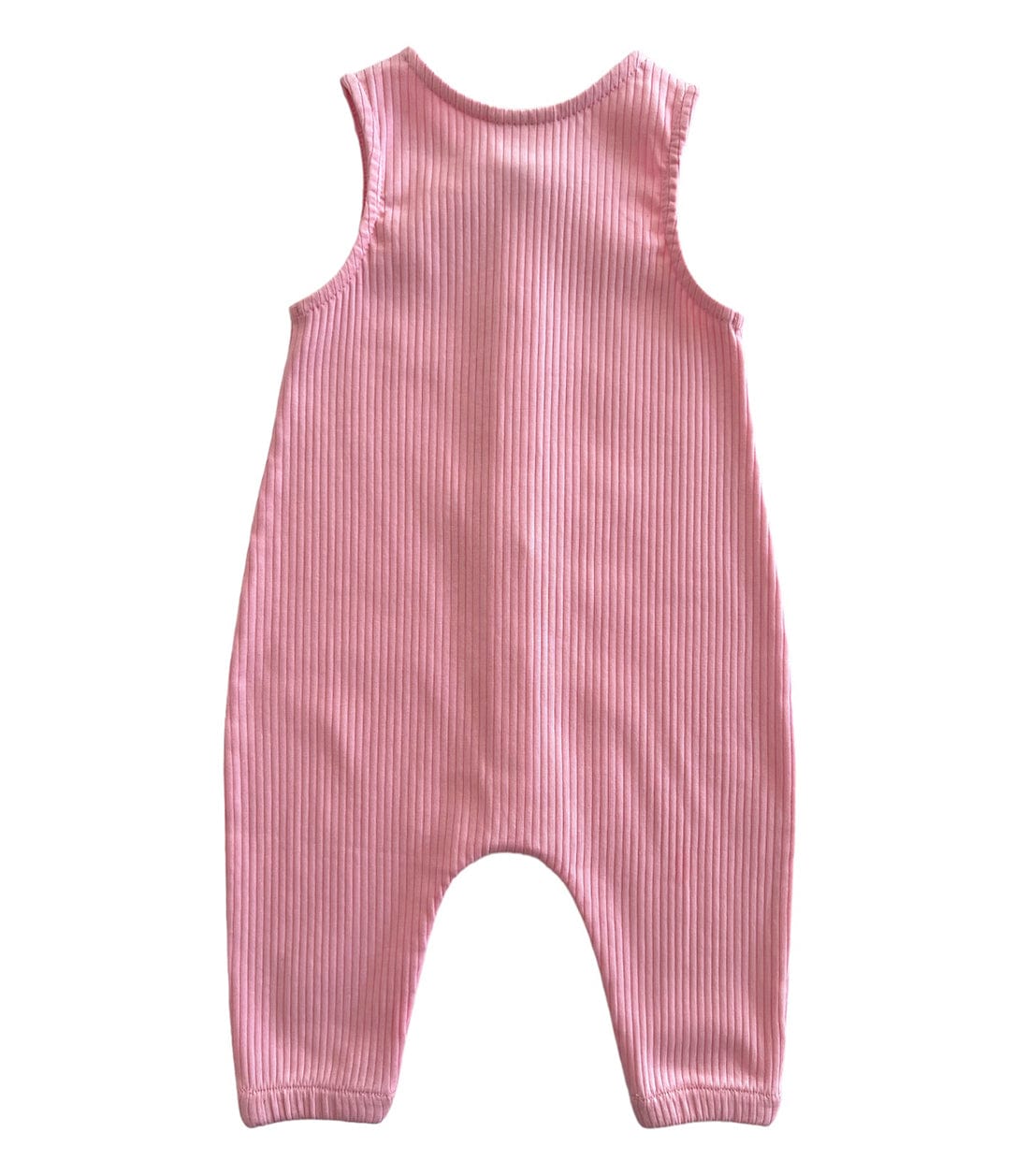 Siix Collection Baby Romper SIIX Collection Organic Ribbed Bay Jumpsuit (Pink)