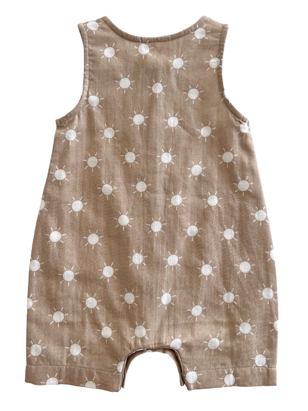Siix Collection Baby Romper SIIX Collection Organic Short Jumpsuit (Beige)