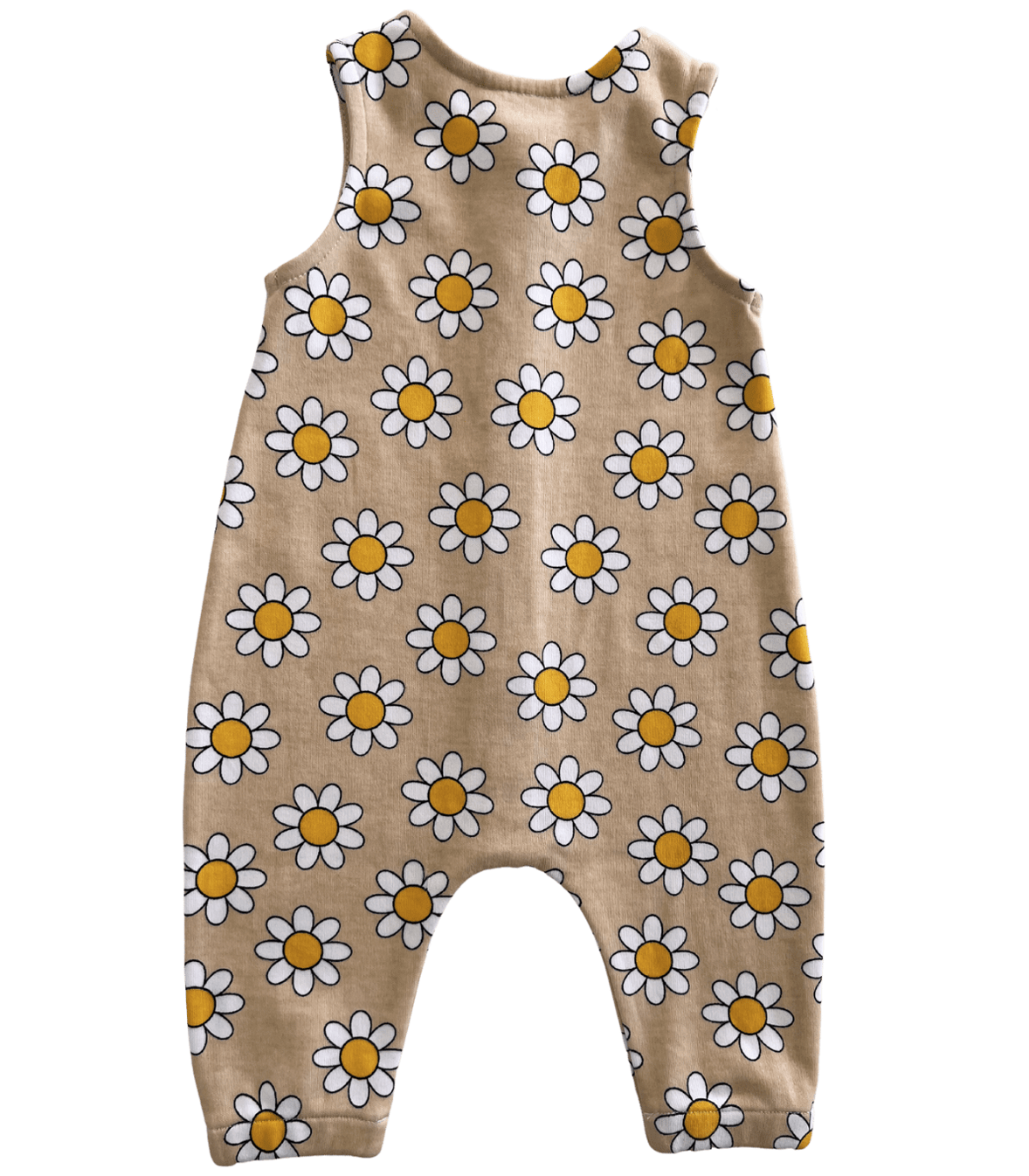 Siix Collection Jumpsuit Organic Cotton Beige Daisy Jumpsuit