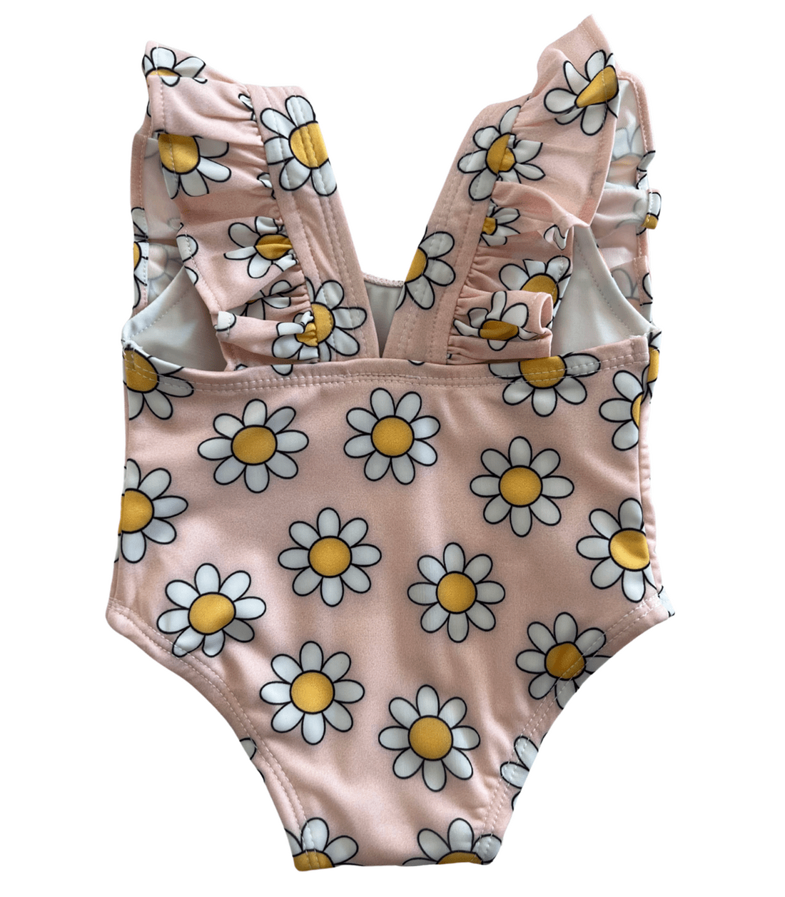 Siix Collection Swimsuit SIIX Collection Girls Daisy Swimsuit with Frills (Taffy)