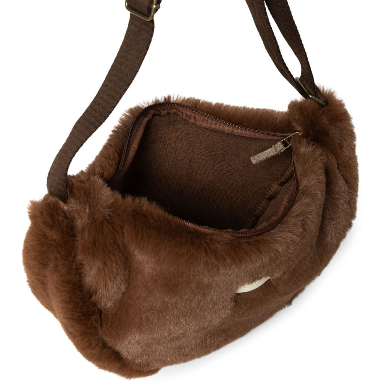 Studio Noos Changing Bag Studio Noos Faux Fur Cross Body Bag (Brown)