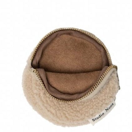 Studio Noos Wallet Studio Noos Teddy Circular Wallet Purse (Ecru)