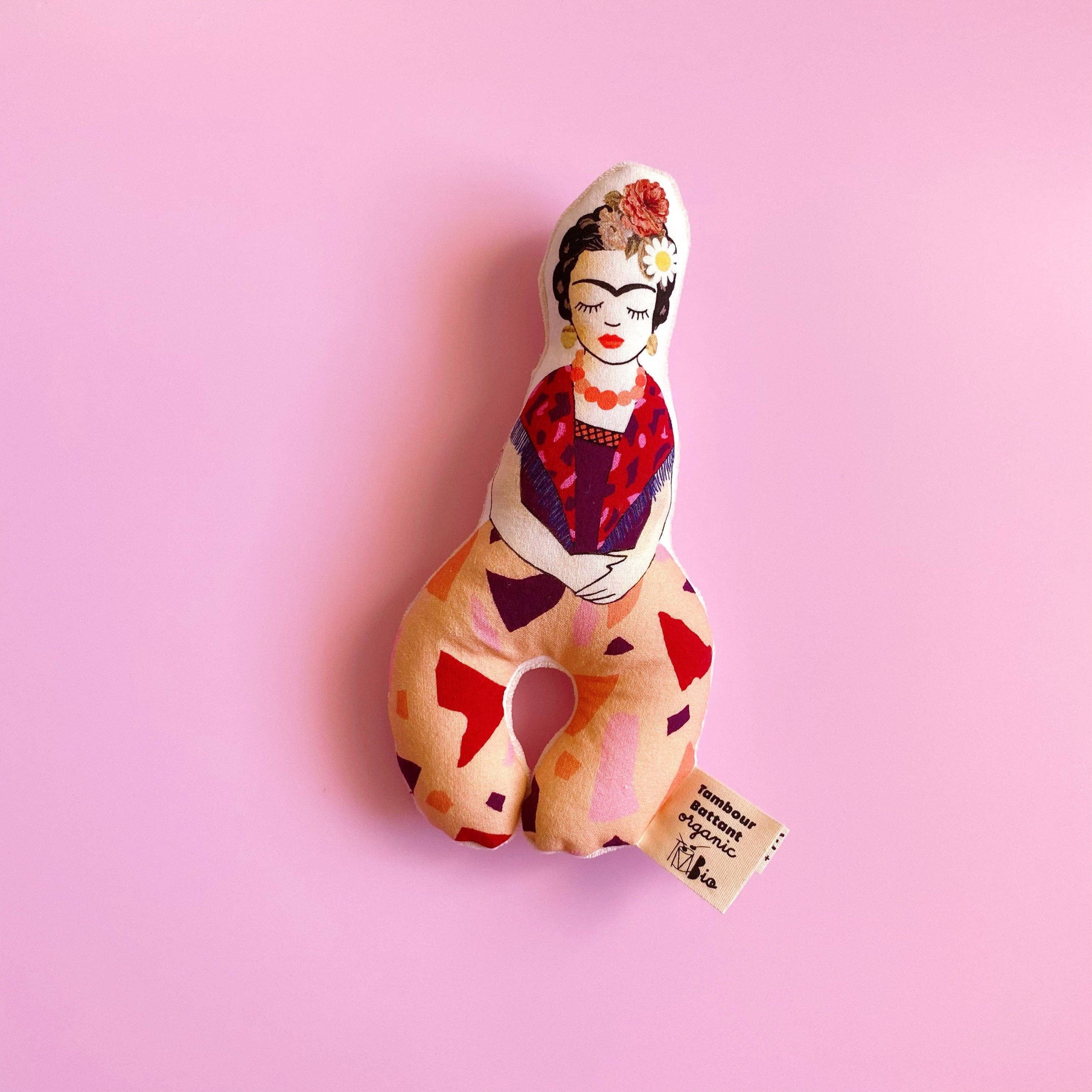 Tambour Battant Baby Rattle Frida Kahlo Baby Rattle
