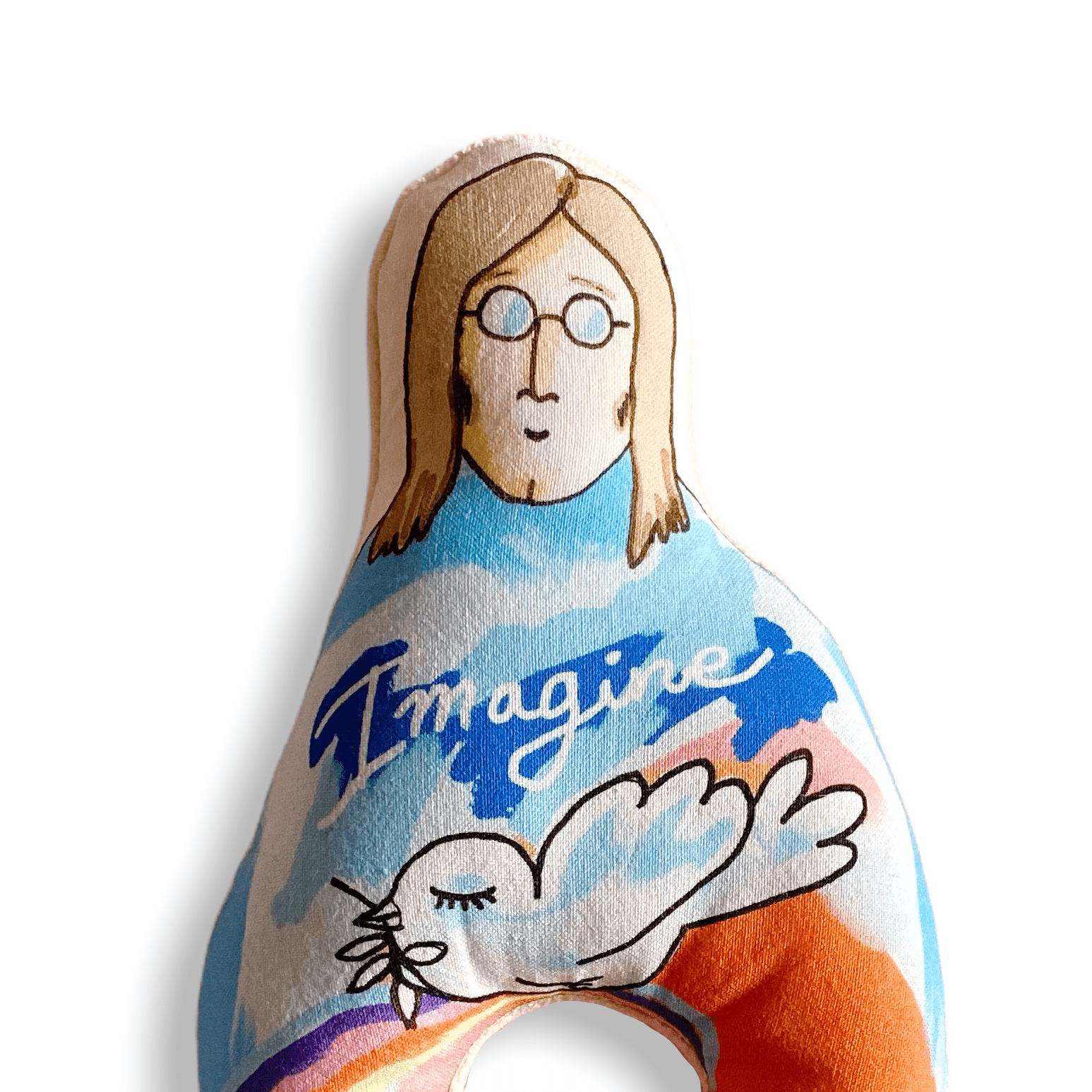 Tambour Battant Baby Rattle John Lennon 'Imagine' Baby Rattle
