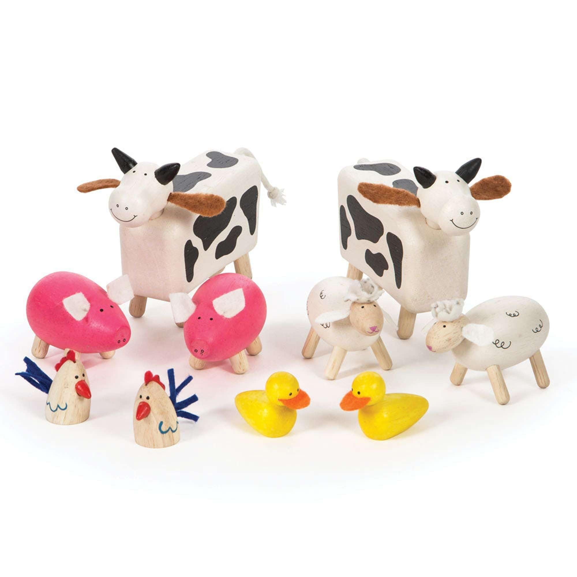 Tidlo Farm Animal Play Set Tidlo Oldfield Wooden Farm Animals