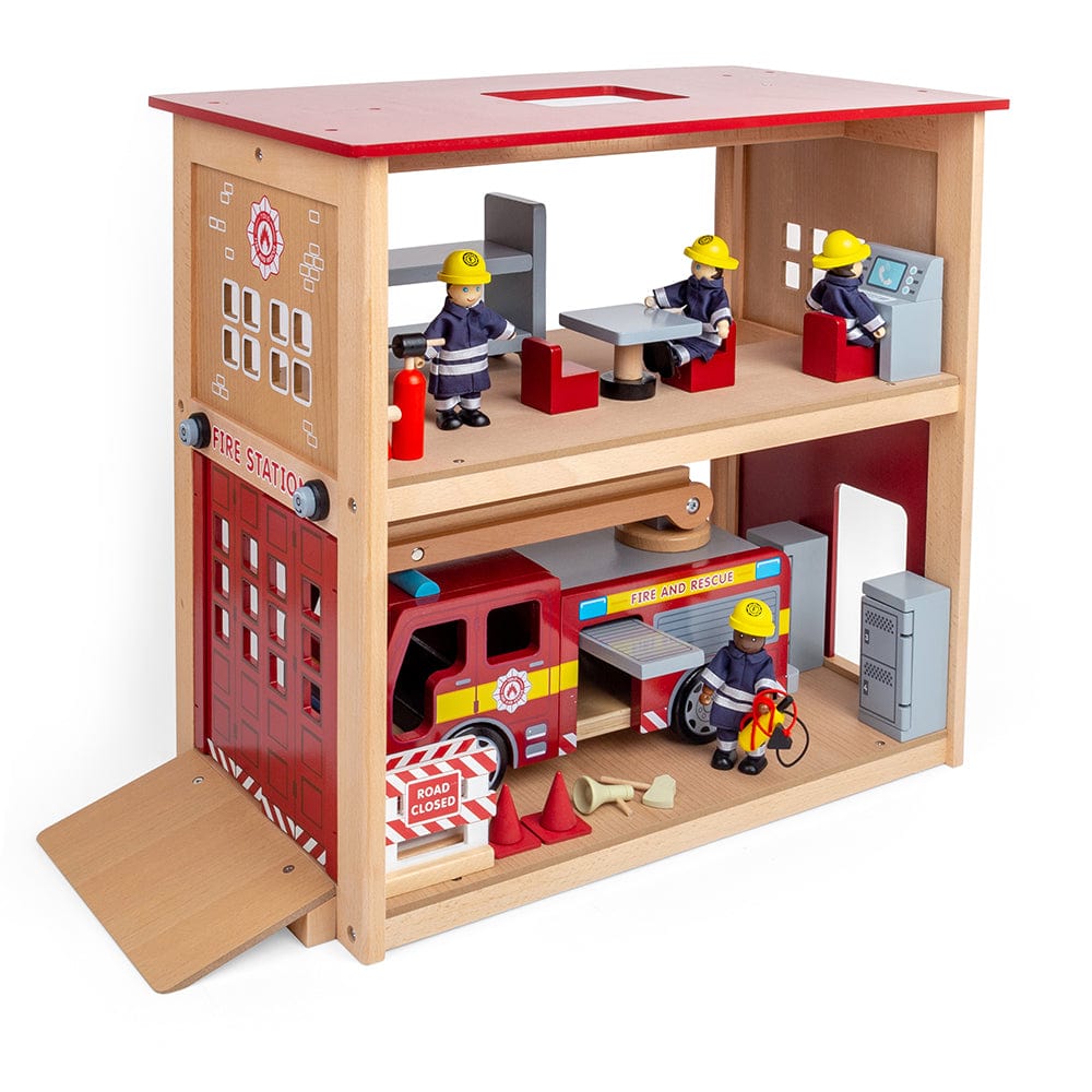 Tidlo Tidlo Fire Station Toy Bundle