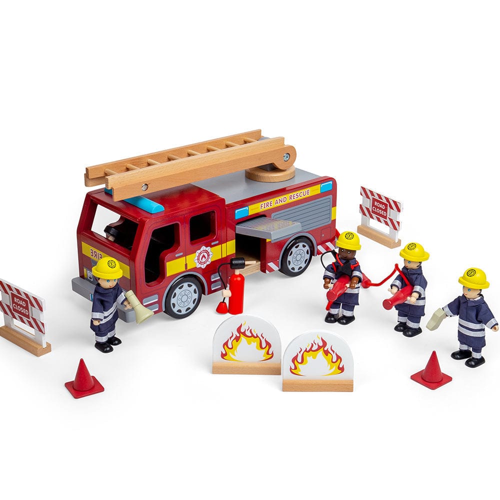 Tidlo Tidlo Fire Station Toy Bundle