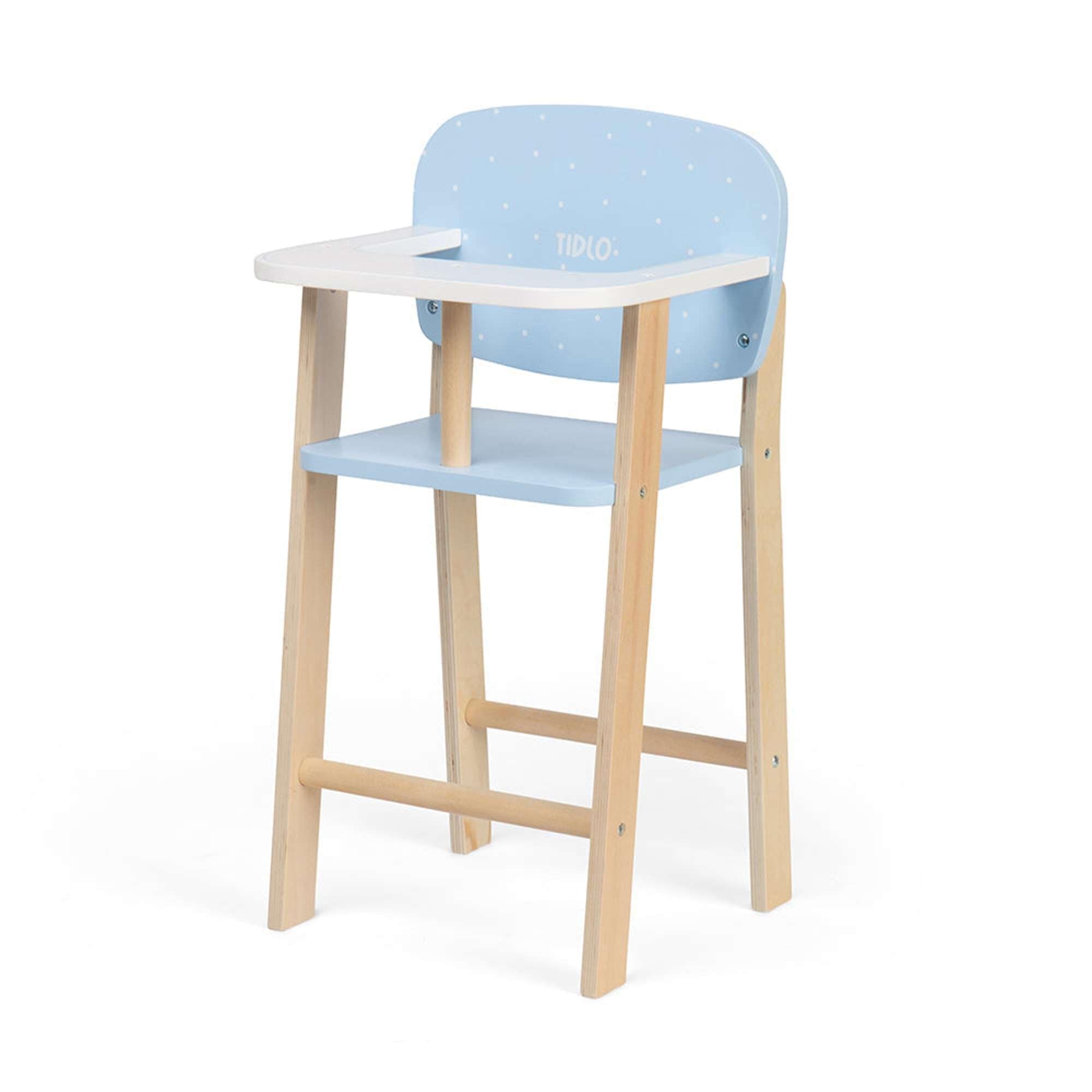 Tidlo Toys Doll Accessories Tidlo Toys Wooden Doll's High Chair