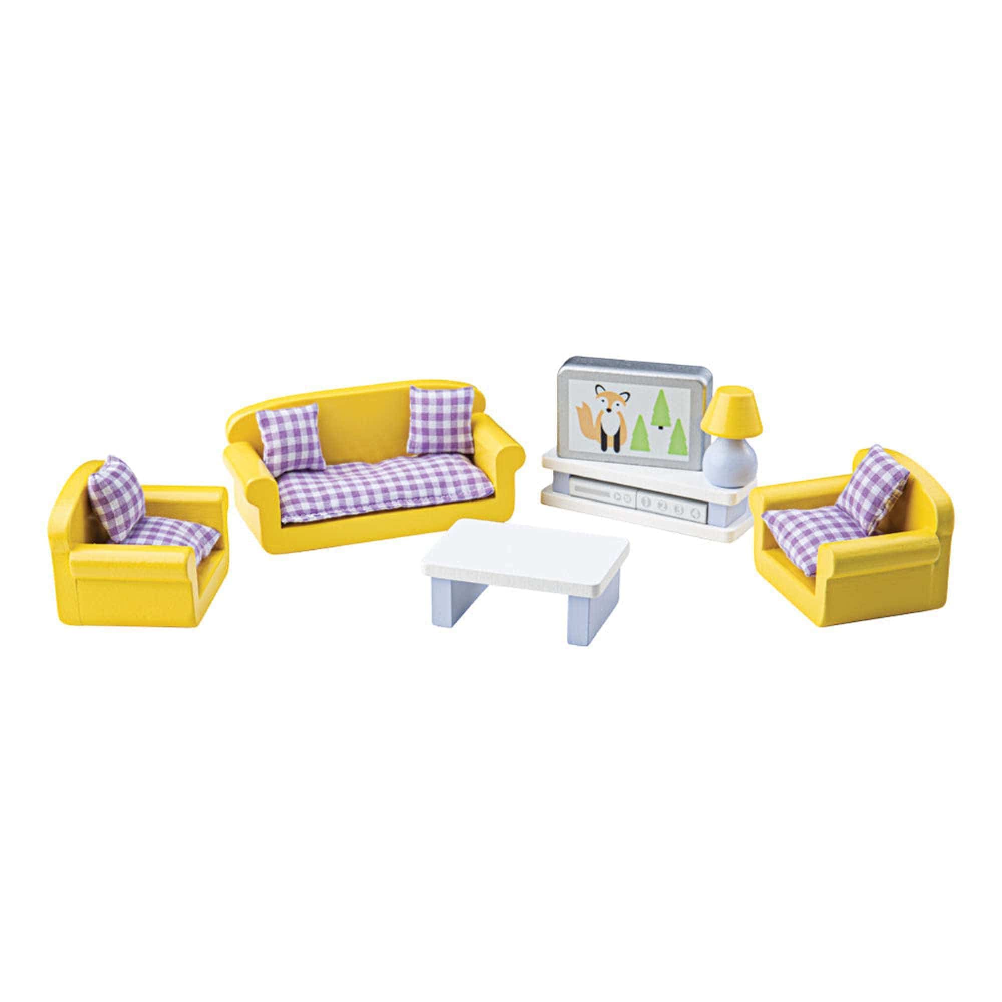 Tidlo Toys Doll House Furniture Tidlo Toys Dolls House Living Room Furniture Set