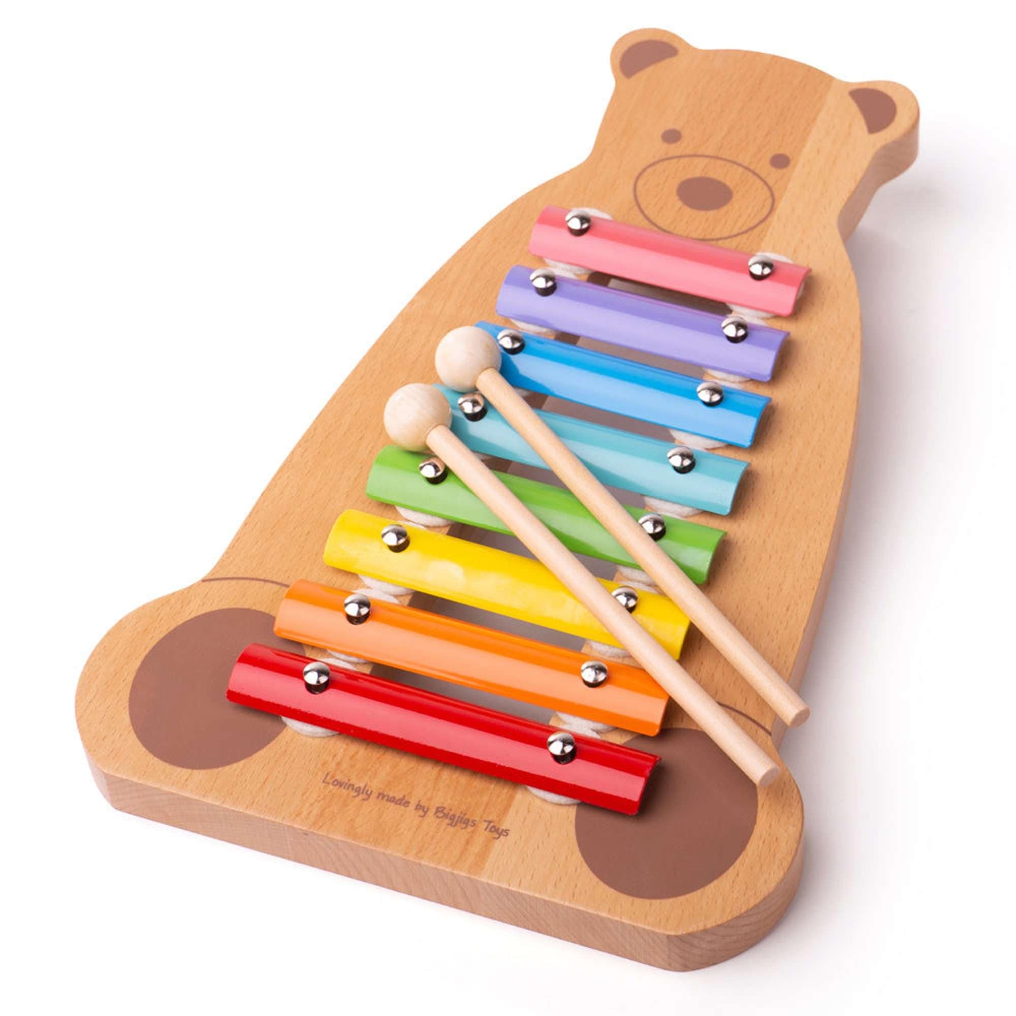 Tidlo Xylophone Tidlo Wooden Musical Bear Xylophone