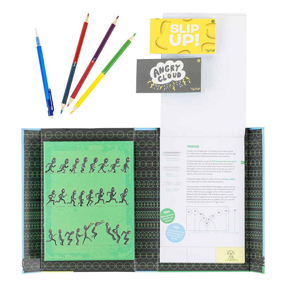 Tiger Tribe Art Kit Tiger Tribe Flip Book Kit - Animation Action