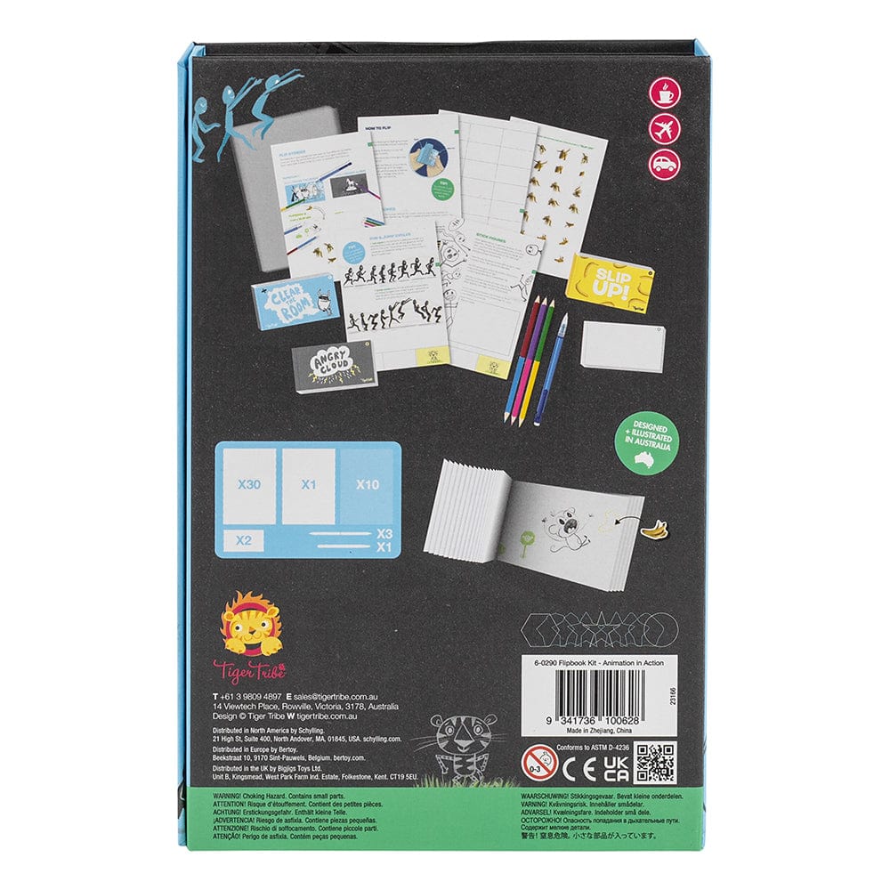 Tiger Tribe Art Kit Tiger Tribe Flip Book Kit - Animation Action