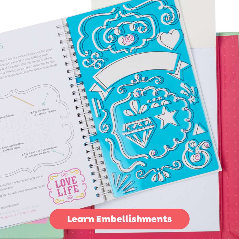 Tiger Tribe Art Set Tiger Tribe The Lovely Book of Lettering Art Set