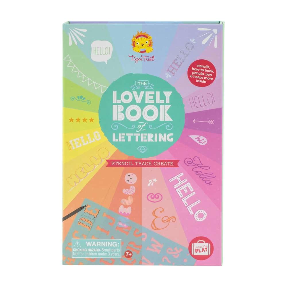 Tiger Tribe Art Set Tiger Tribe The Lovely Book of Lettering Art Set
