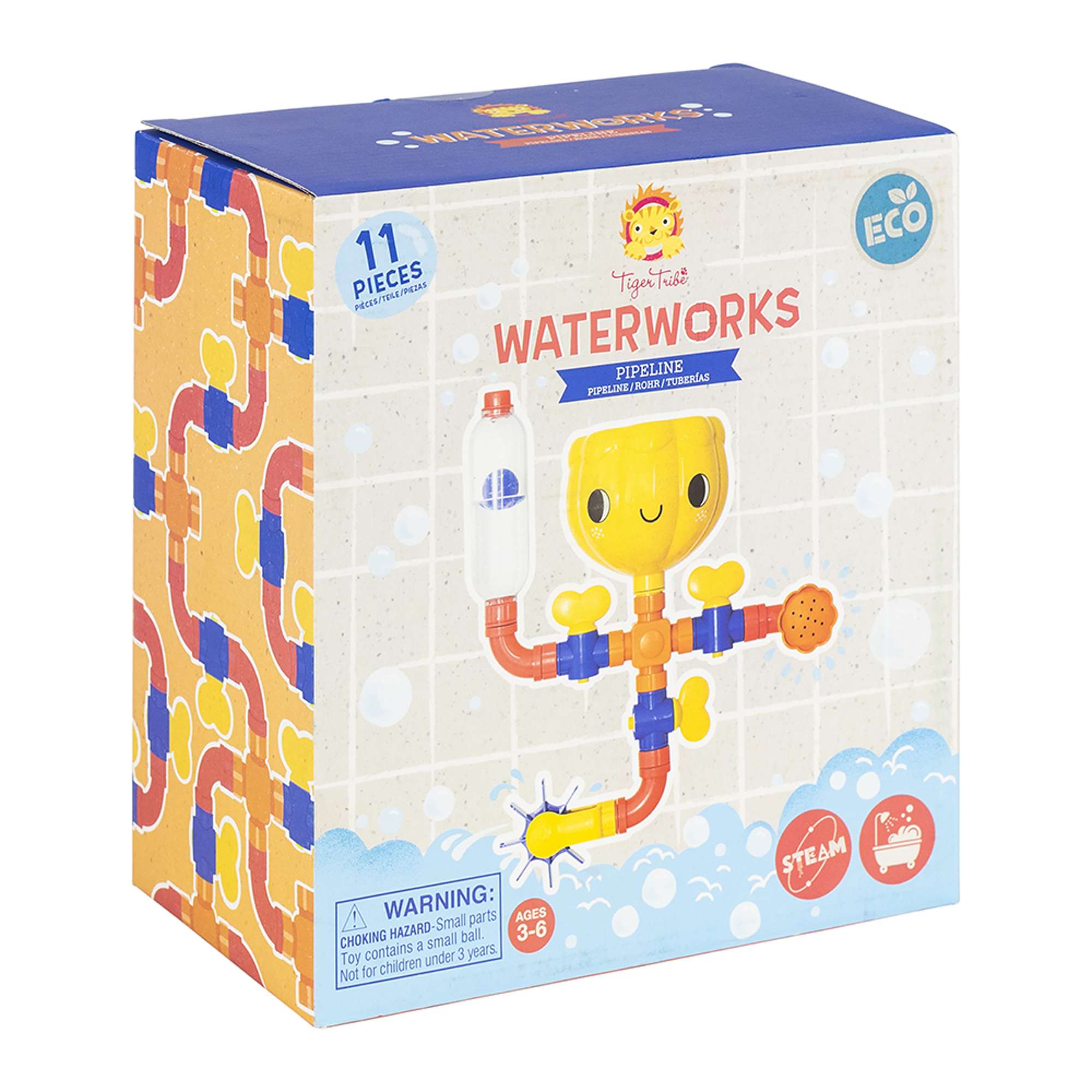 Tiger Tribe Tiger Tribe ECO Waterworks Pipeline Bath Toy