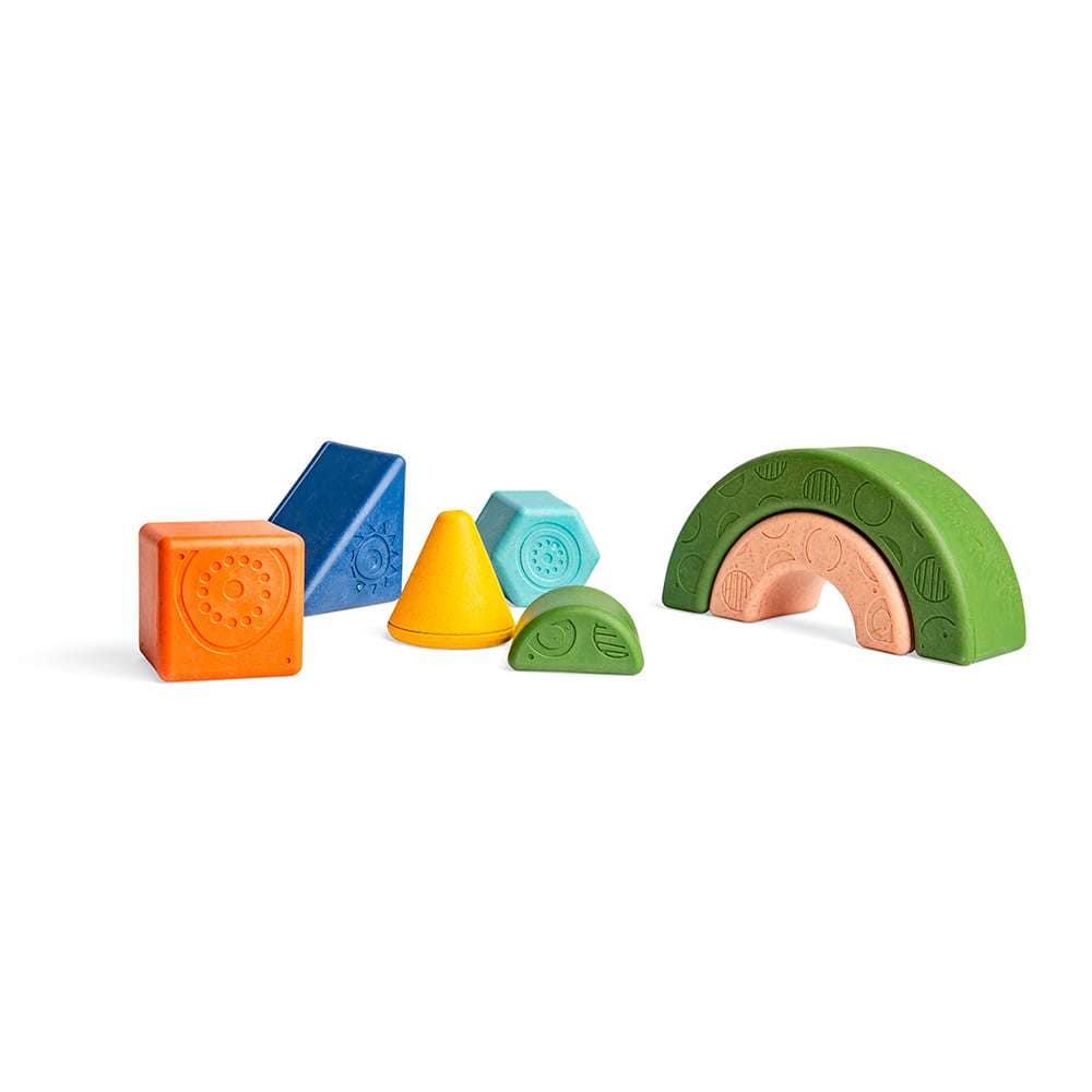 Tiger Tribe Tiger Tribe Rattle & Stack Blocks - Deluxe Pack