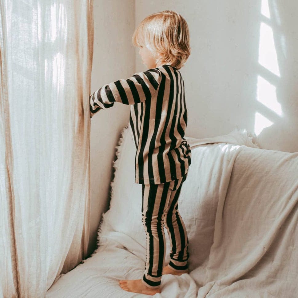 Turtledove Striped Leggings