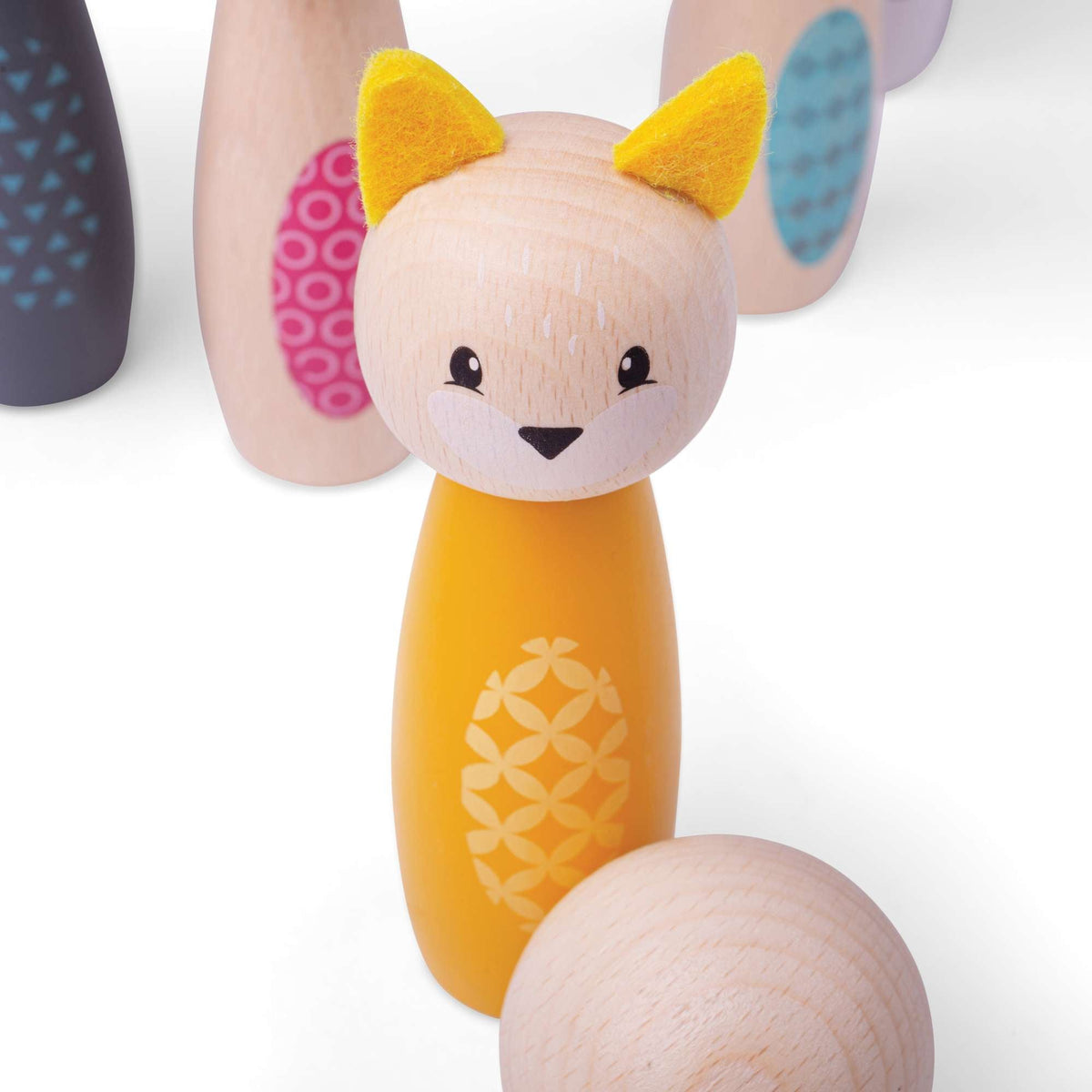 Bigjigs Toys Woodland Animal Skittles