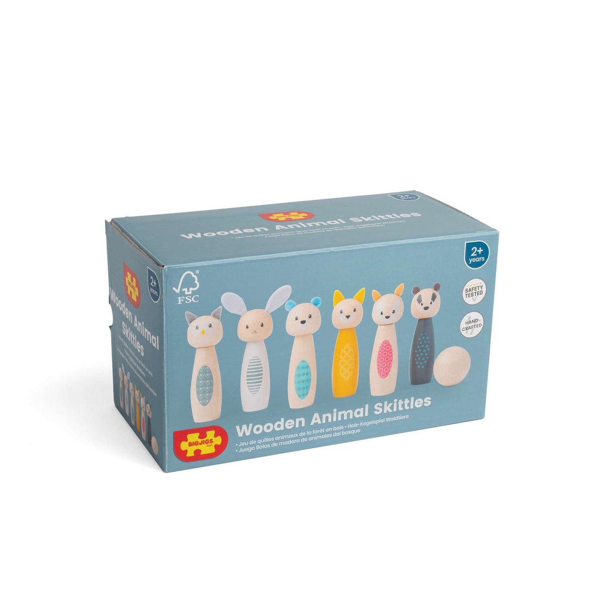 Bigjigs Toys Woodland Animal Skittles