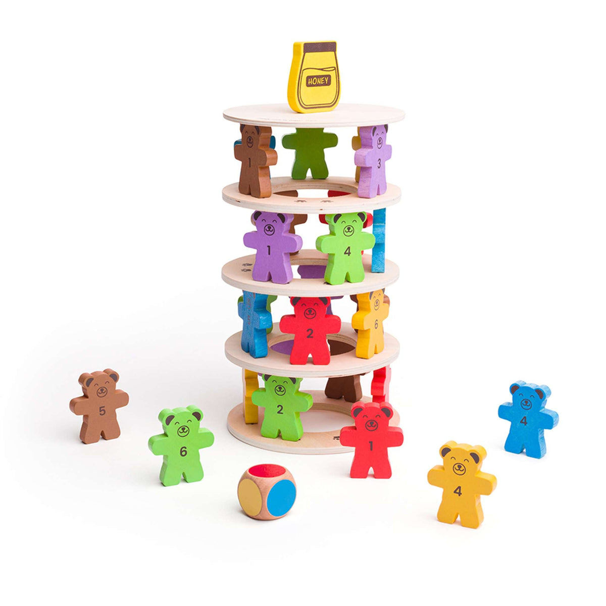 Bigjigs Toys Tumbling Teddies Wooden Game