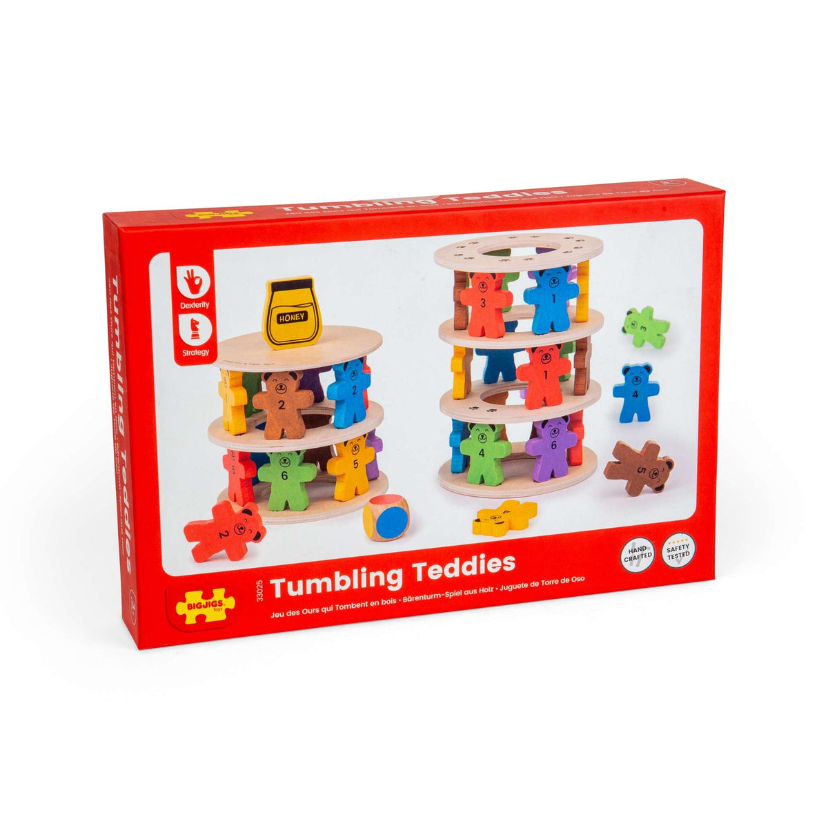 Bigjigs Toys Tumbling Teddies Wooden Game