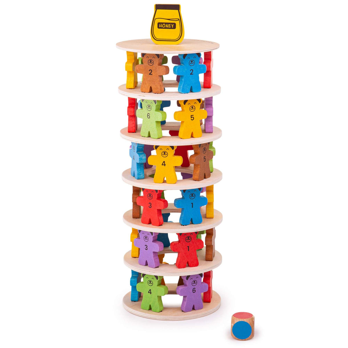 Bigjigs Toys Tumbling Teddies Wooden Game