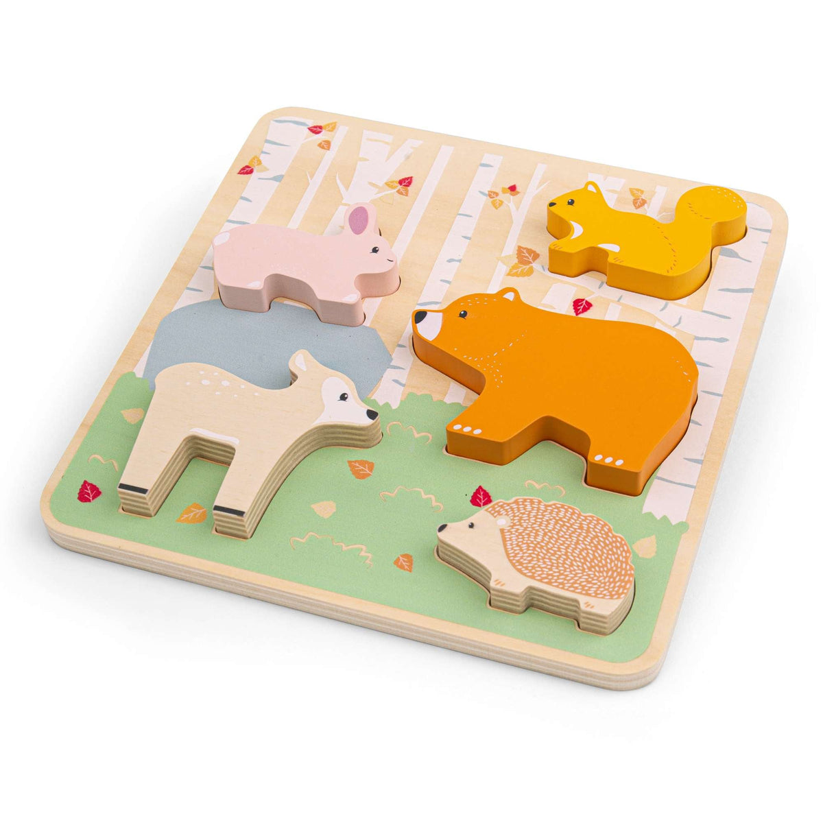 Bigjigs Toys Woodland Chunky Wooden Puzzle