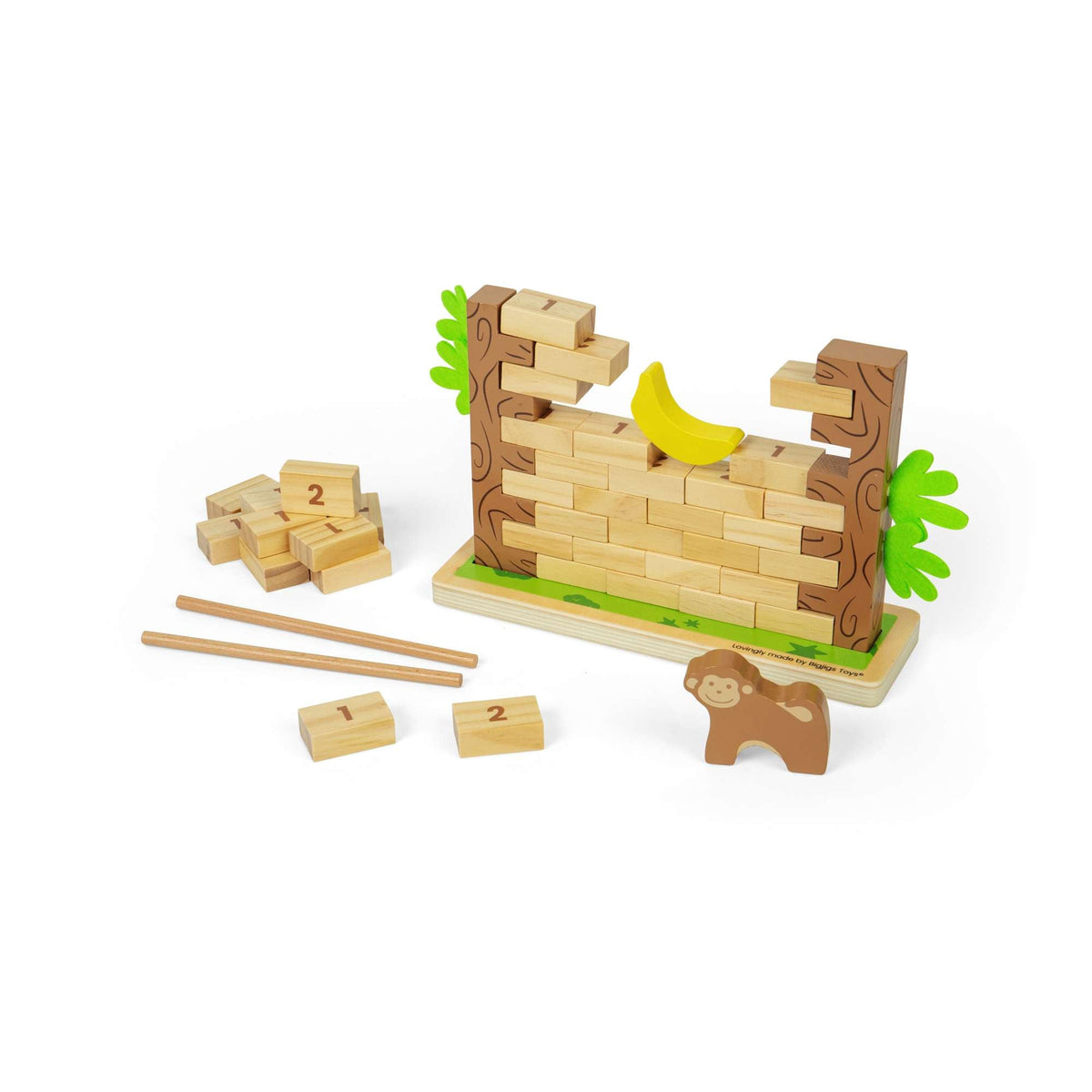 Bigjigs Toys Jungle Crash Wooden Maths Game