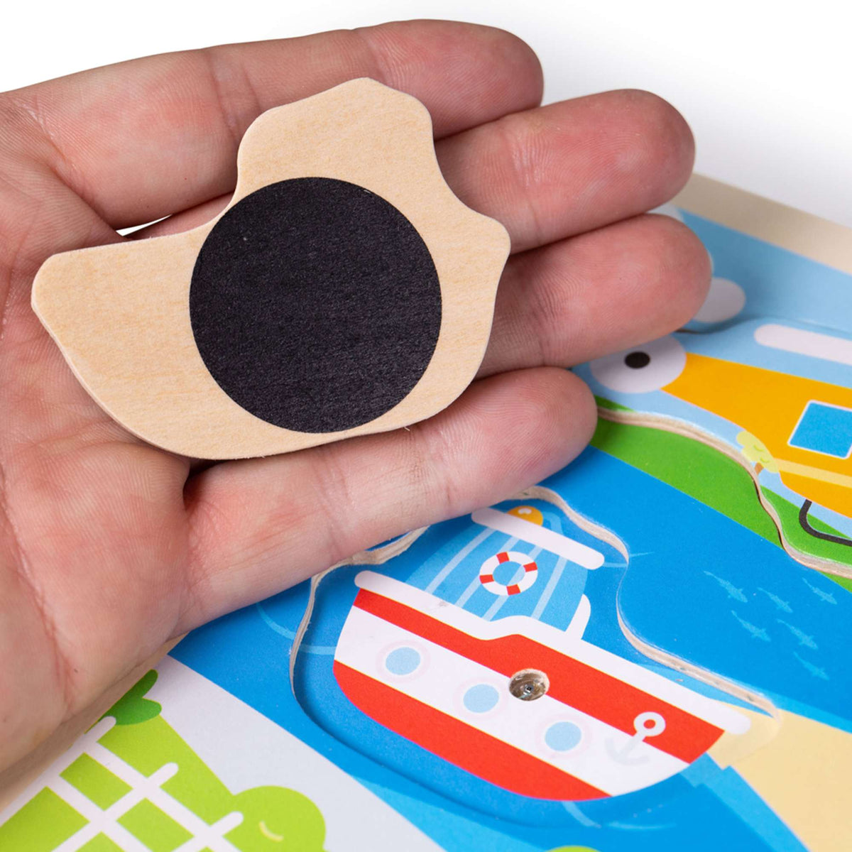Bigjigs Toys Wooden Transport Sound Puzzle