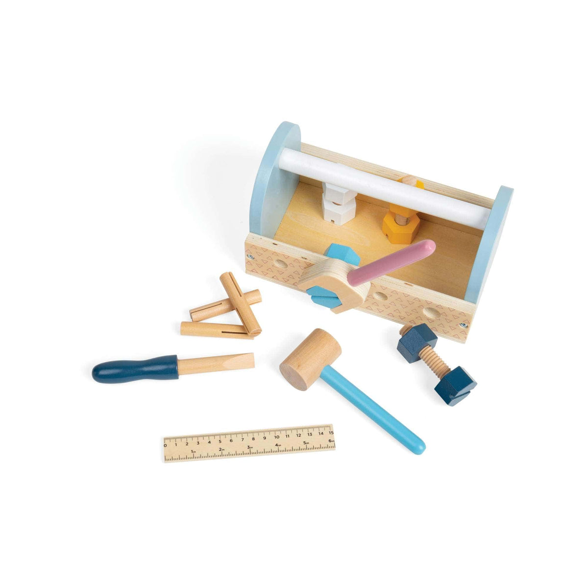 Bigjigs Toys My First Wooden Tool Box - image 2