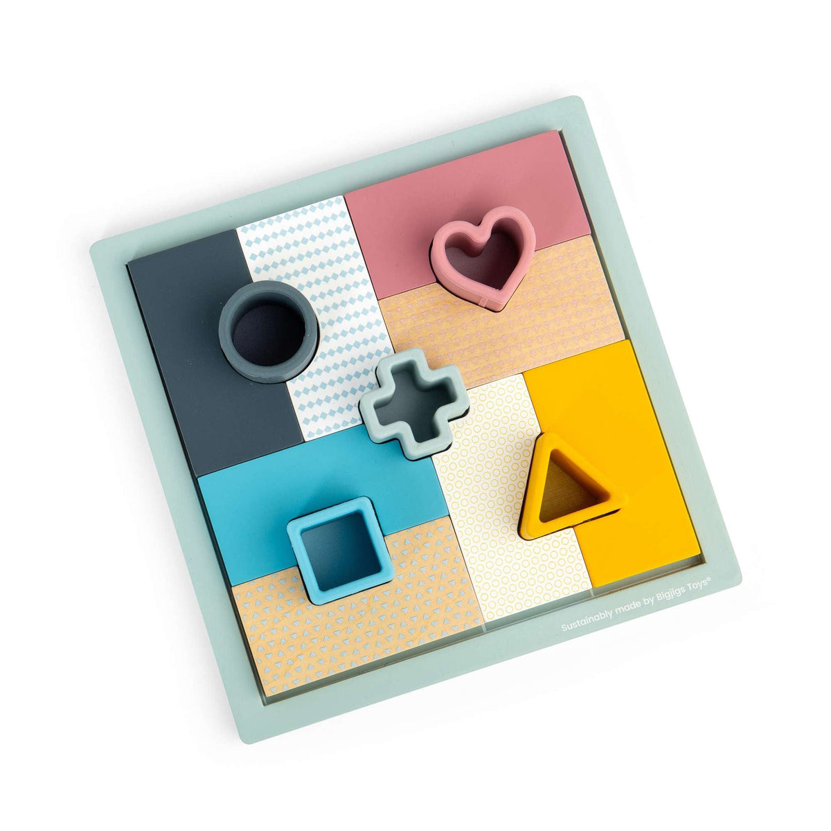 Bigjigs Toys Wooden Mosaic Shape Puzzle
