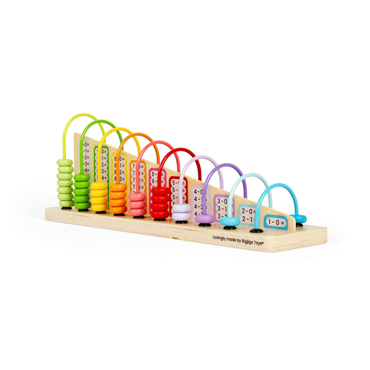 Bigjigs Toys Rainbow Counting Abacus