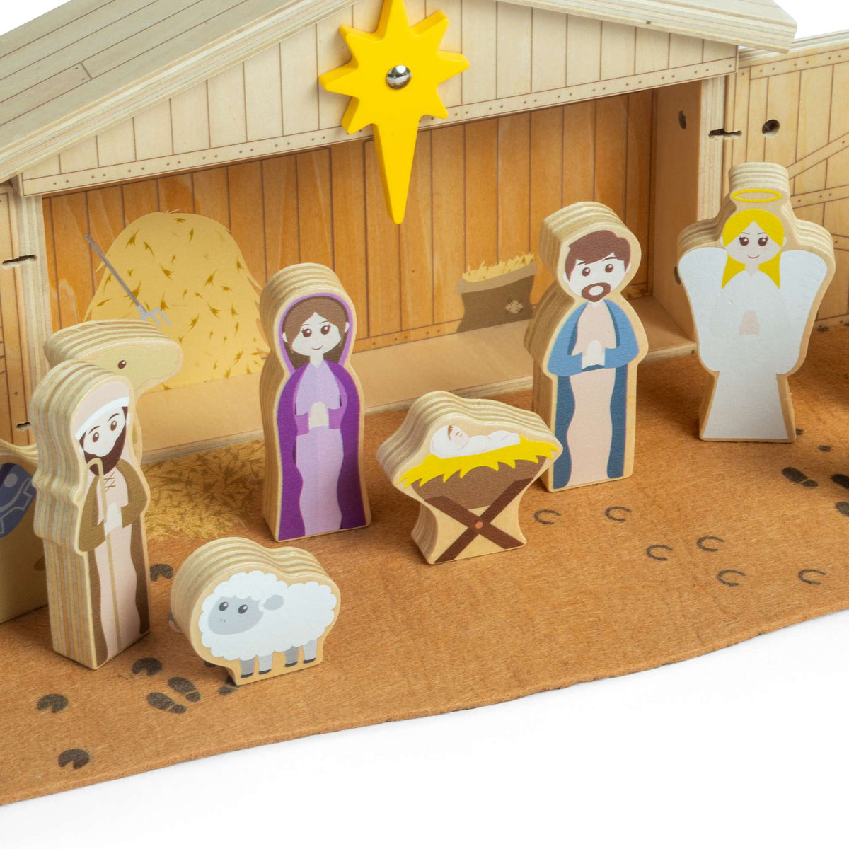 Bigjigs Toys Wooden Nativity Set