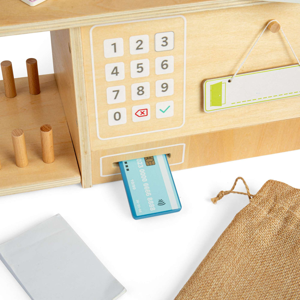 Bigjigs Toys Wooden Post Office Set