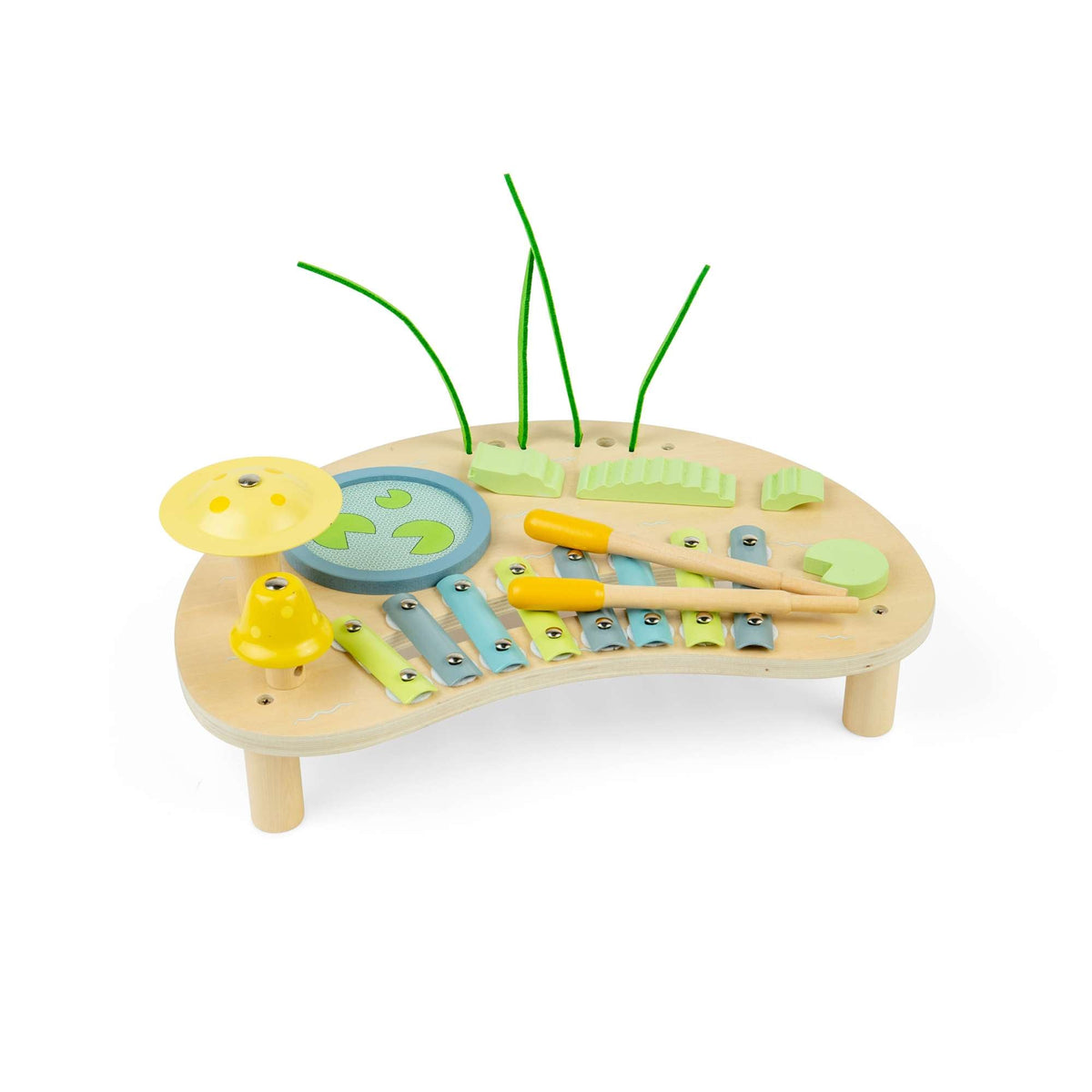 Bigjigs Toys Wooden Jungle Music Bench