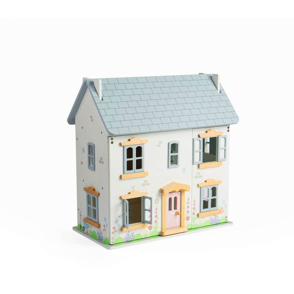 Bigjigs Toys Summer Cottage Wooden Doll's House