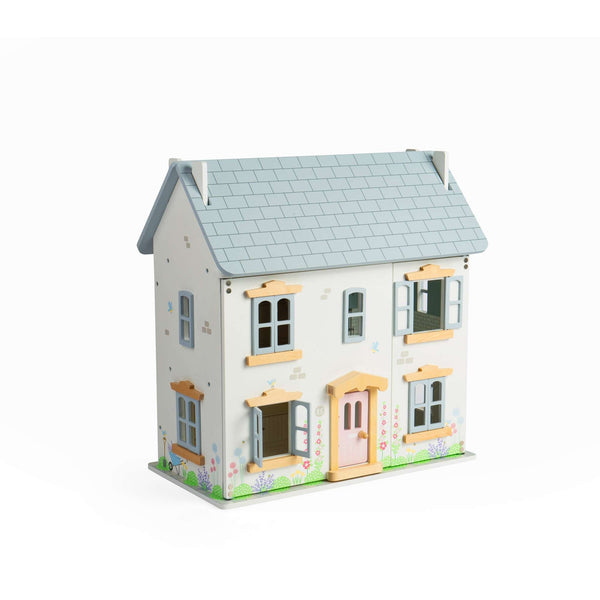Bigjigs Toys Summer Cottage Wooden Doll's House