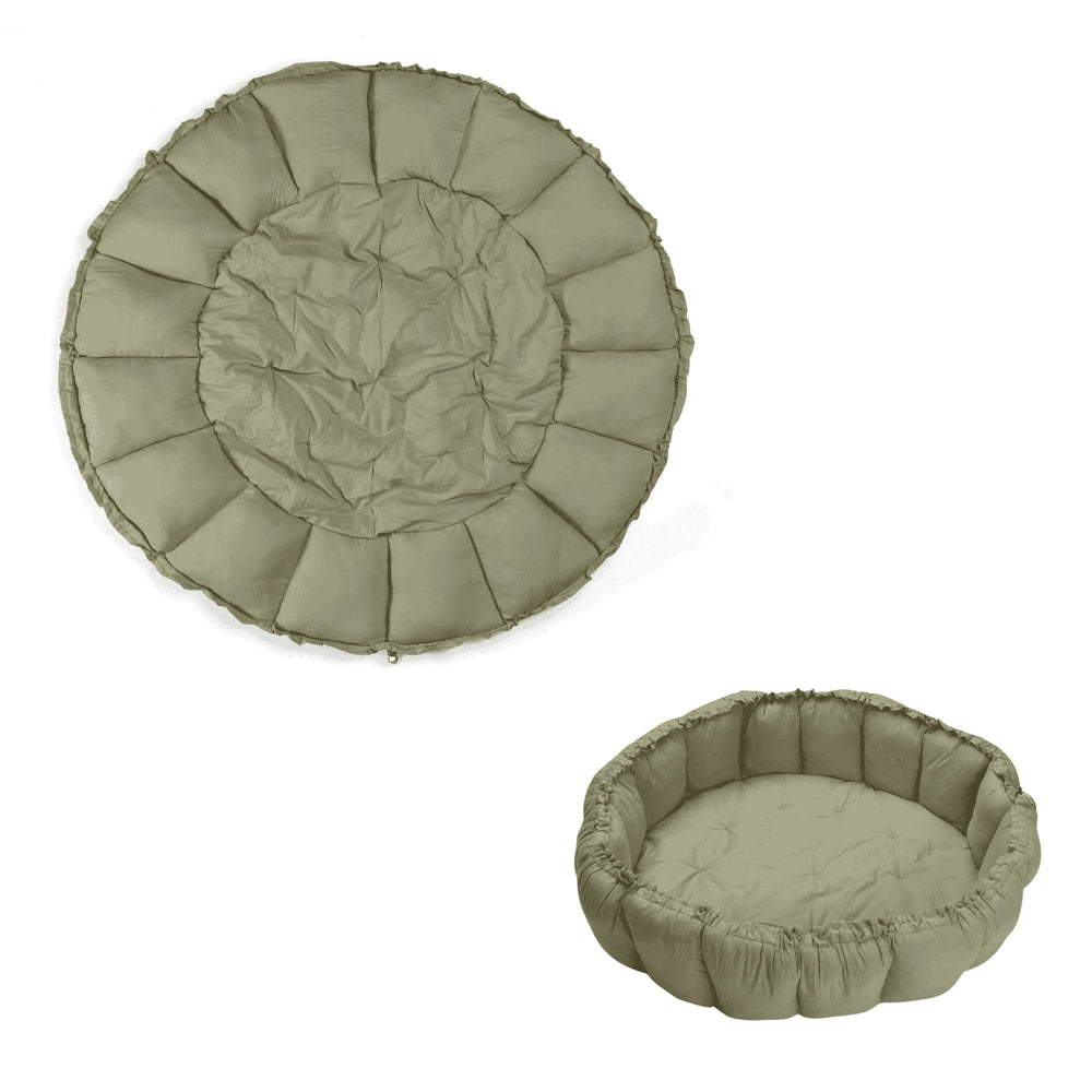 Play & Go Play Mat Play & Go Coco Organic Babymat & Cocoon - Meadow Green