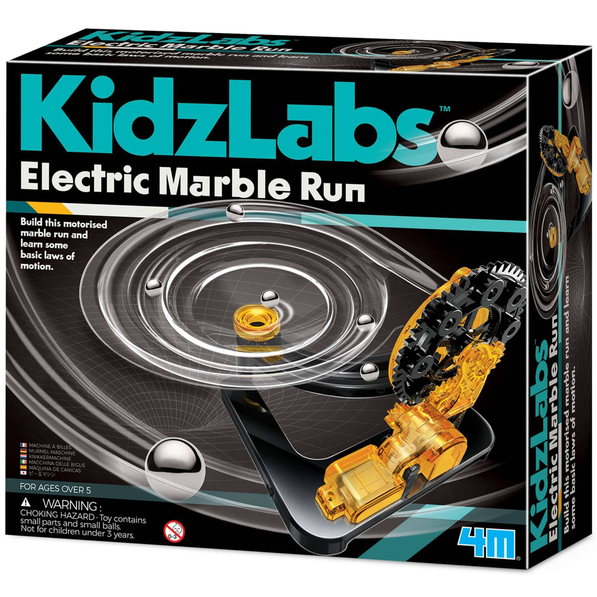 4M KidzLabs Electric Marble Run Kit