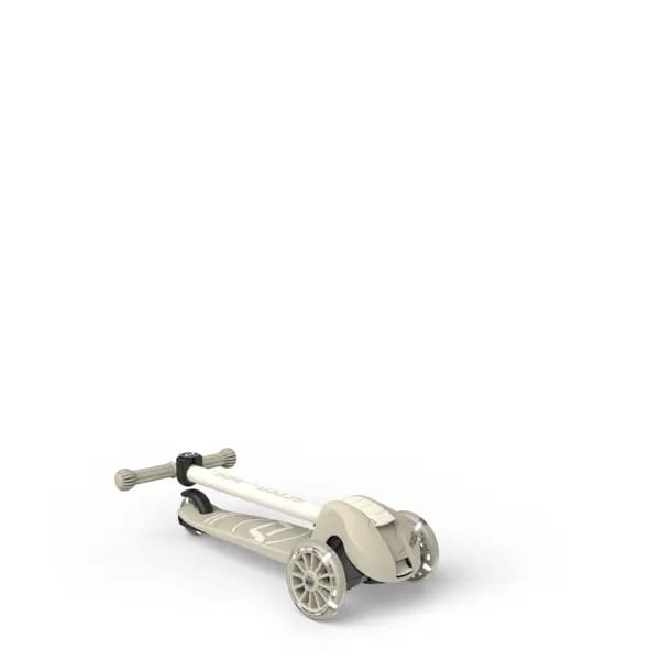 Scoot & Ride Highwaykick 3S Scooter - Ash – folded