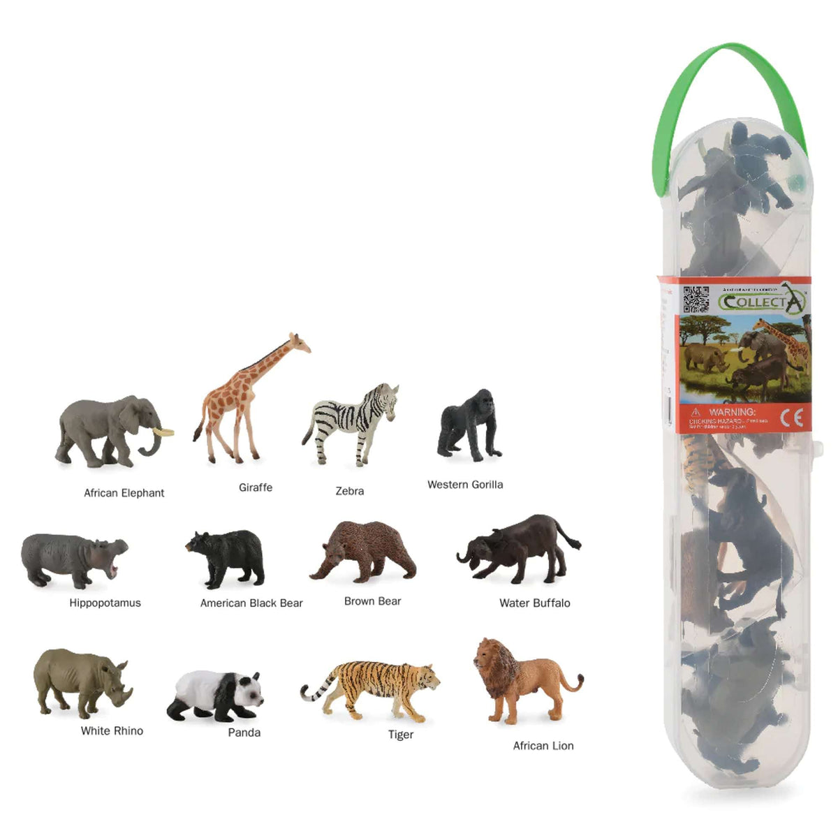 CollectA Mini Wild Animals Box - 12 Figures